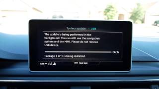 How to update Audi MMI Maps to Version 2018  2017 Audi A4 allroad B9 [upl. by Anikehs]