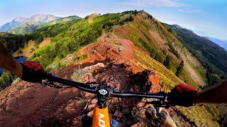 I wasn’t ready for Red Death  Mountain Biking the Wasatch Crest near Salt Lake City Utah [upl. by Reisman]