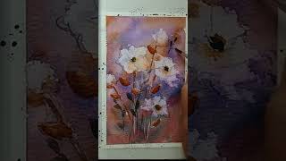 Whimsical Fantasy Watercolor Flowers [upl. by Siul]