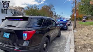 Cohasset MA PD Police Car Tour and Features [upl. by Enelaj]