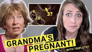 ObGyn Reacts 55yo Pregnant with Triplet GRANDKIDS  Strange Pregnancies [upl. by Jacklin]