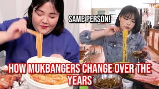 how mukbangers CHANGE over the years [upl. by Merci]