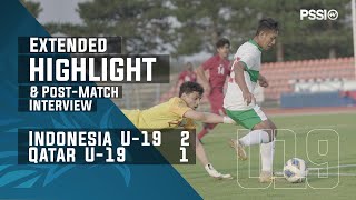 U19 International Friendly Match  Indonesia 2  1 Qatar with PostMatch Interview [upl. by Boorer]